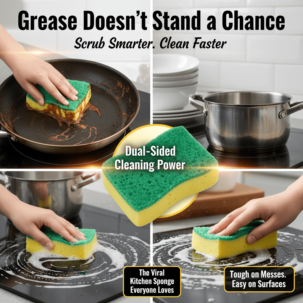 Double - Sided Aborbent Sponge Packs - Messica