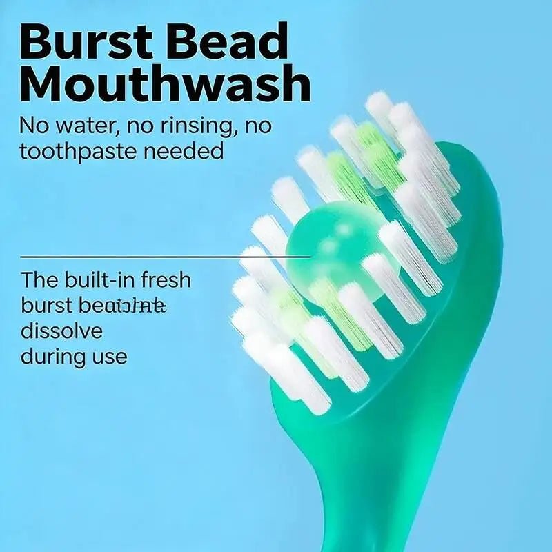 Portable Toothbrush with Floss | Compact Travel Oral Care - Messica