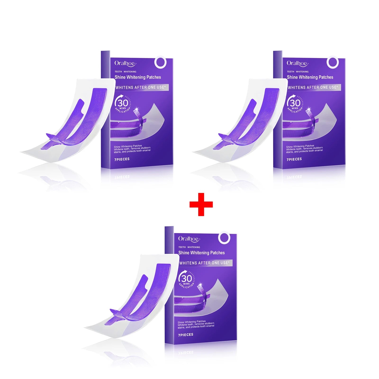 Purple Teeth Whitening Strips - Messica